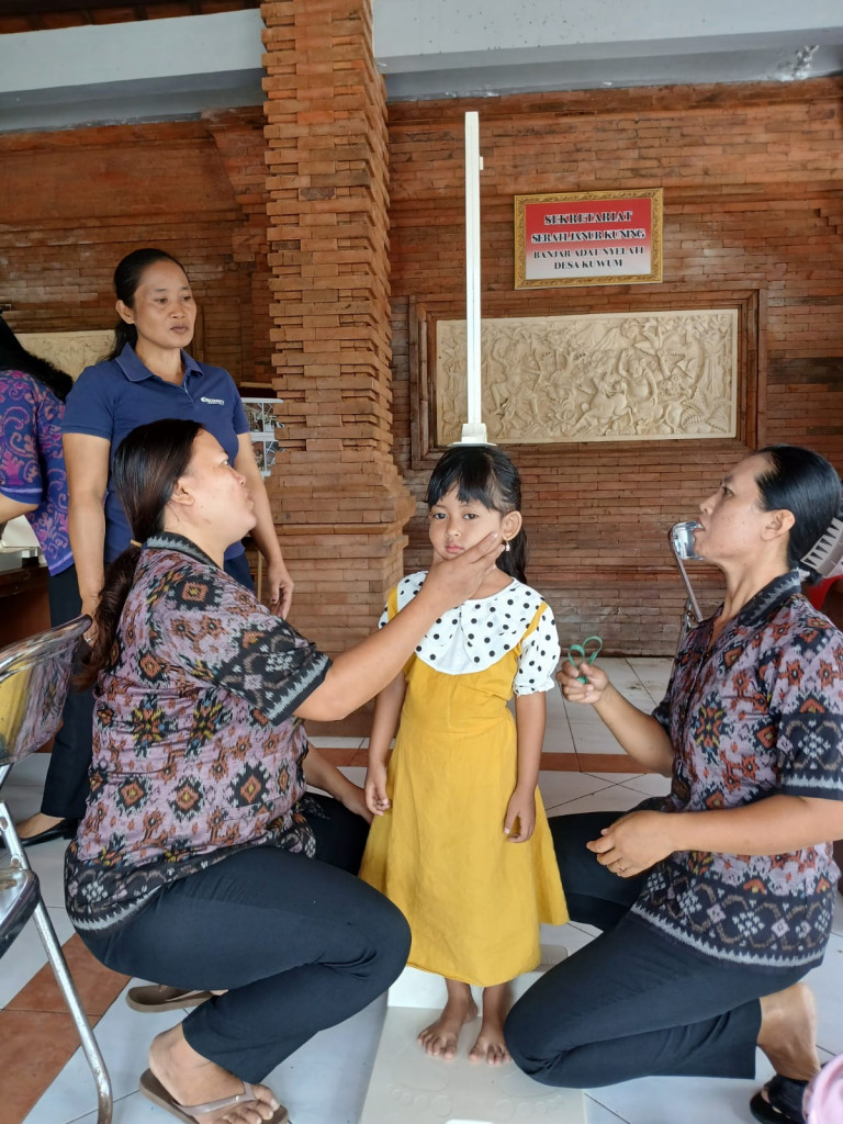 Posyandu Balita, Lansia dan BKB Banjar Dinas Nyelati Desa Kuwum